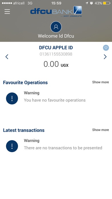 dfcu QuickApp screenshot 3