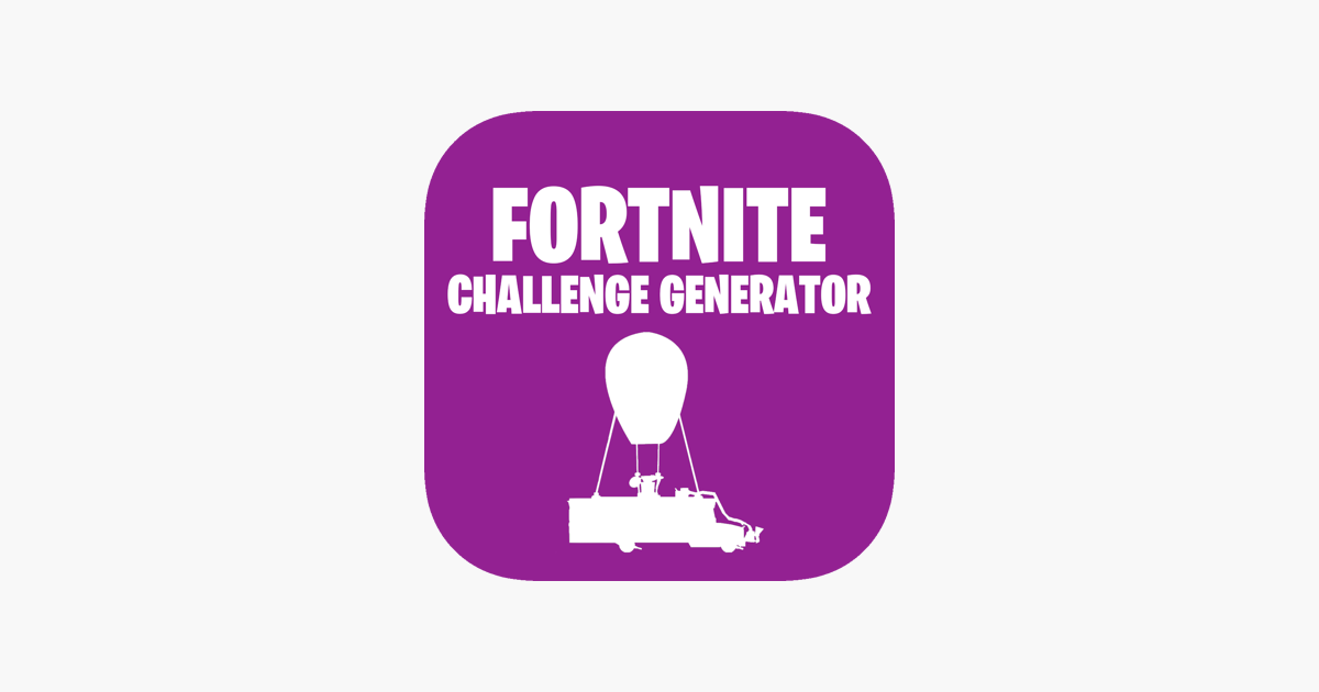 fortnite challenge generator on the app store - fortnite generator gg