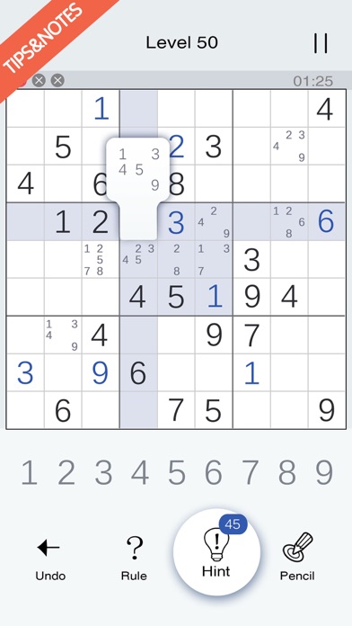 Sudoku - Math Logic Puzzles screenshot 2