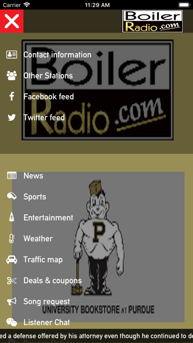BoilerRadio.com screenshot 2