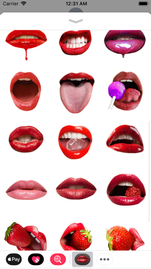 Hot Flirty Lips Stickers(圖3)-速報App