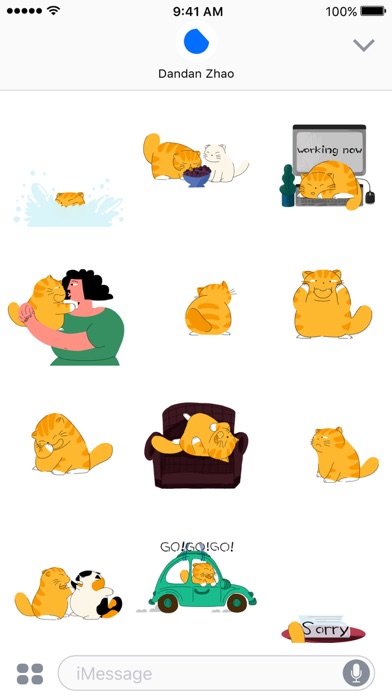 Go! Cats - Animated Stickers screenshot 3