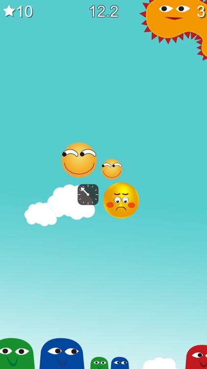 Emoji Shooter - rolling clock