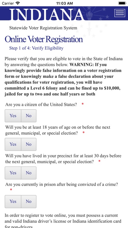 Indiana Voters