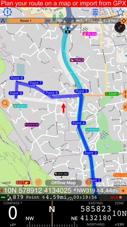 Compass 55. Map & GPS kit. screenshot-6