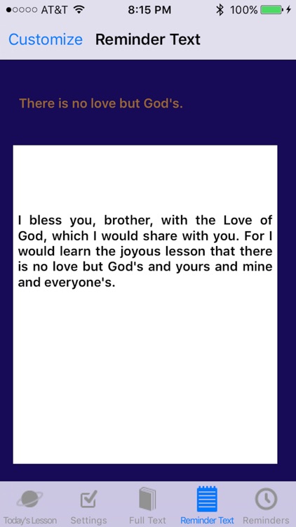 ACIM Workbook with Reminders