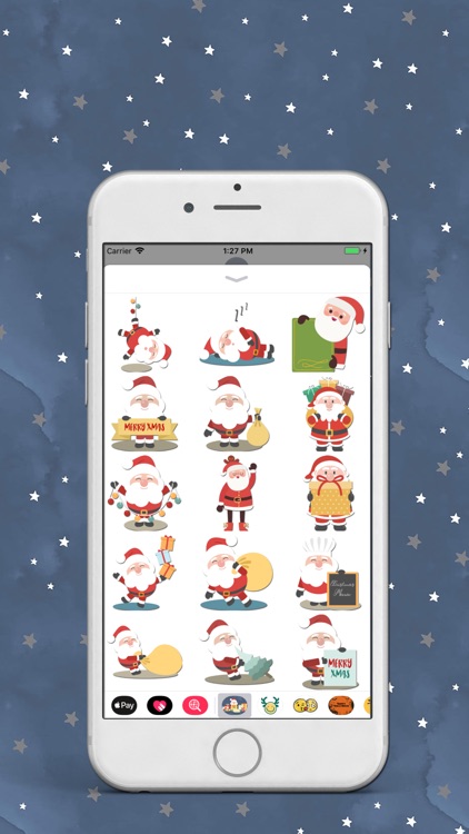 Santa Love Sticker