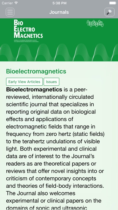 Bioelectromagnetics screenshot 2