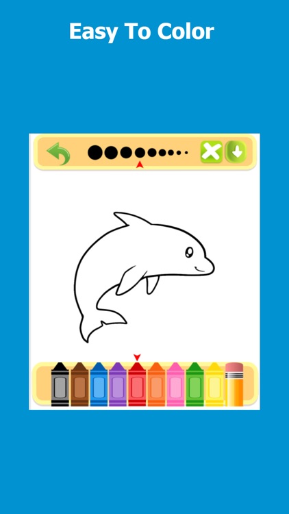 Coloring Dolphin Game