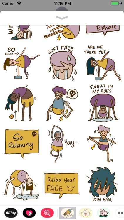 Yoga Yogi Moji screenshot-5