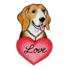 Darling Beagle Sticker