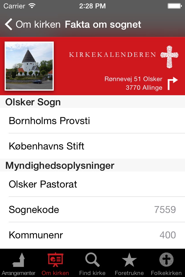 Kirkekalenderen screenshot 3