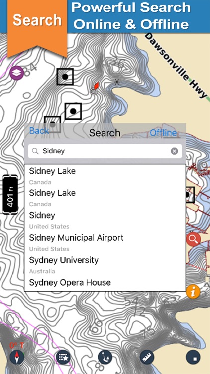 Lake Sidney Lanier gps offline chart for boaters