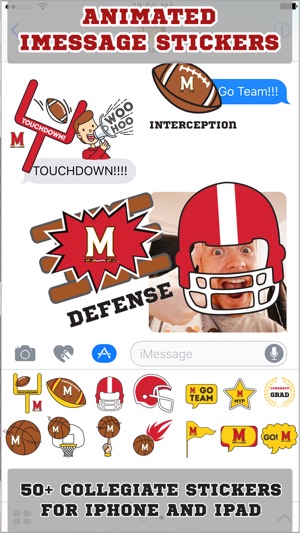 Maryland Terrapins Animated+Stickers for iMessage(圖1)-速報App