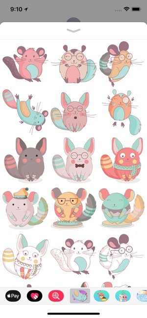 Cute Chinchilla Stickers(圖1)-速報App