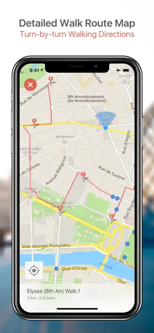 Captura de Pantalla 4 Frankfurt Map and Walks iphone