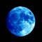 Full Moon shows the current moon phase and current moon sign astrology chart in a beautiful user interface