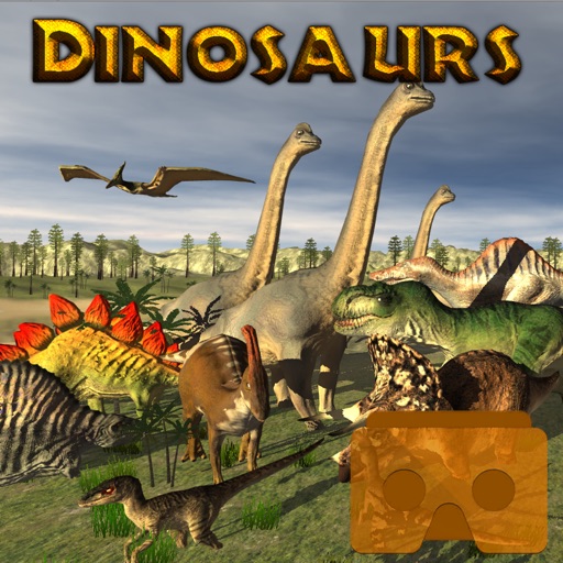 Dinosaurs VR Cardboard Icon
