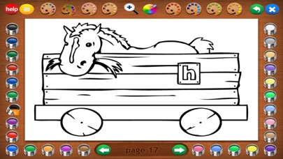 How to cancel & delete Coloring Book 5: Alphabet from iphone & ipad 4