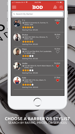 BOD- Barbers on Demand(圖2)-速報App