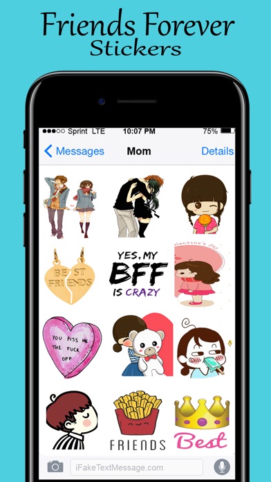 Love Friends Forever Stickers screenshot 4