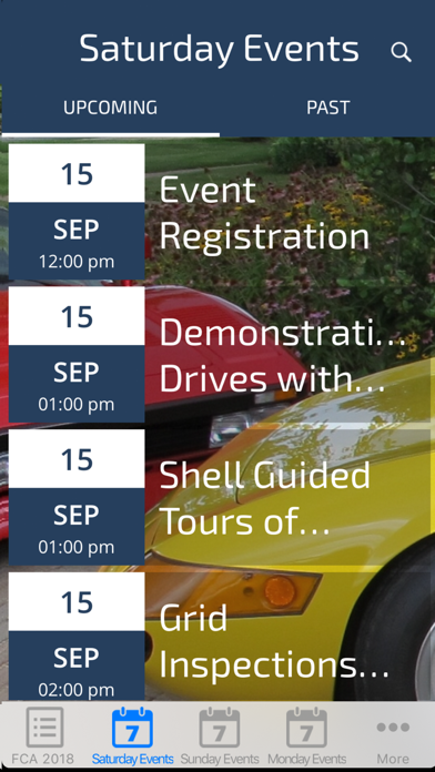 Ferrari Club of America app screenshot 2