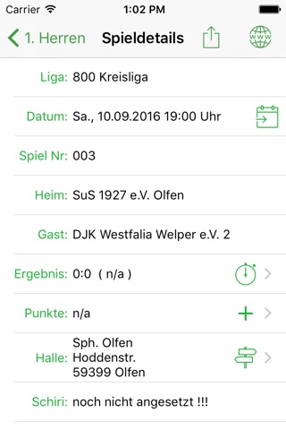 SuS Olfen Handball screenshot 3
