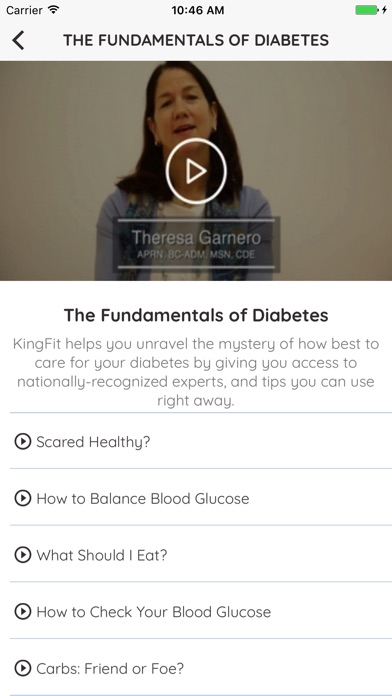 KingFit - Diabetes Education screenshot 2