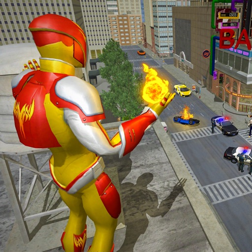 Real City Superhero Fireman