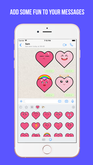 Heart Journey Emoji Stickers screenshot 3