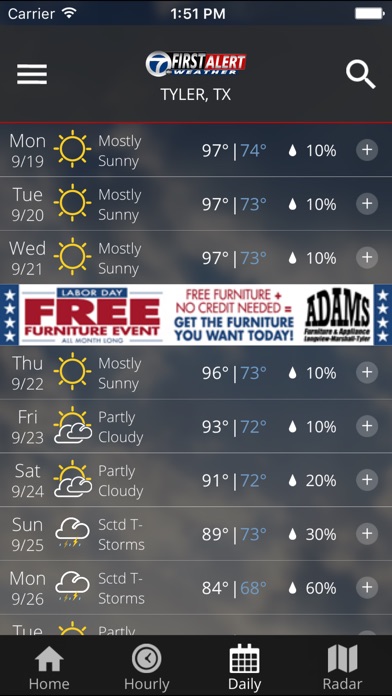 kltv weather live stream