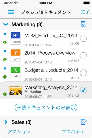SAP Mobile Documents screenshot 3