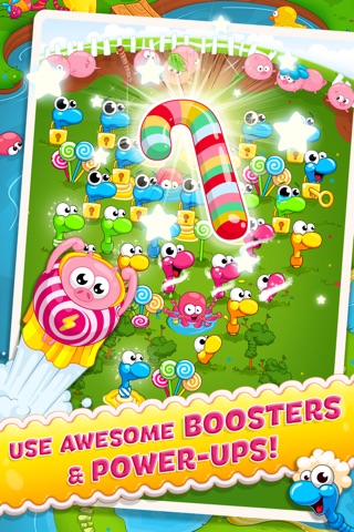 Sugar Worms: Match & Blast! screenshot 3