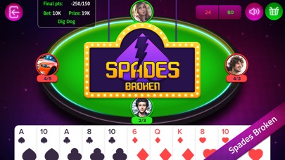 Spades plus- Spade broken card screenshot 3