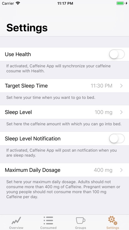 Caffeine App - Track Caffeine screenshot-3