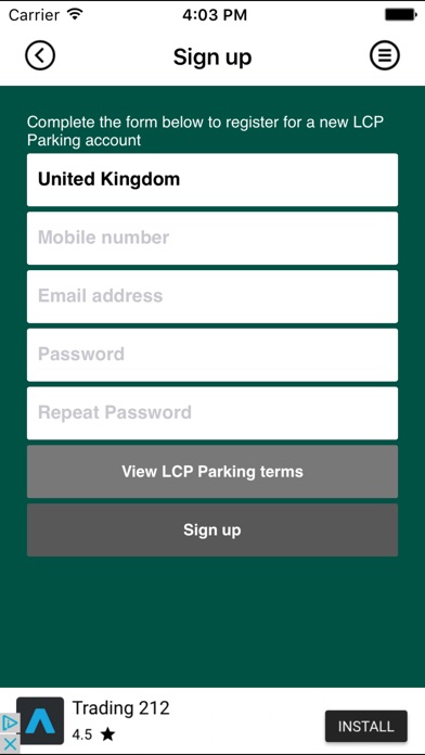 LCP Parking screenshot 2