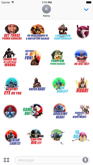 Power Rangers Villains Stickers screenshot 3