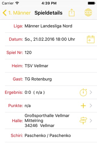 TSV 1892 Vellmar Handball screenshot 3