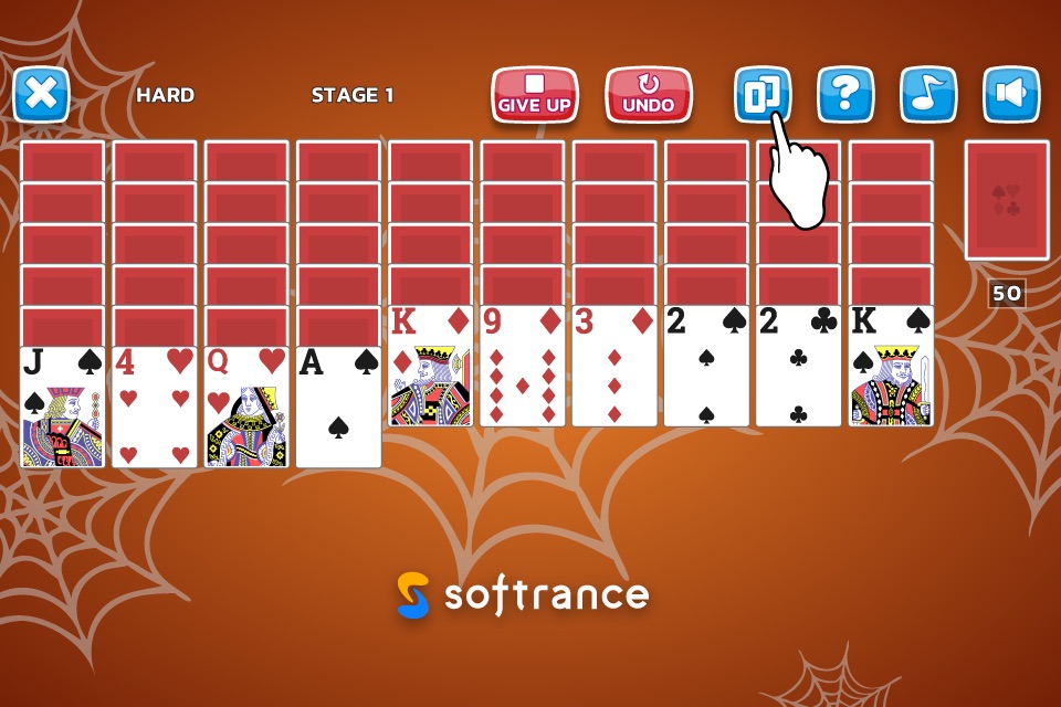 Spider Solitaire SP screenshot 2