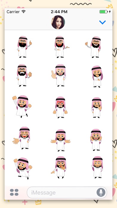 Arabic Avatar Animated Sticker screenshot 3