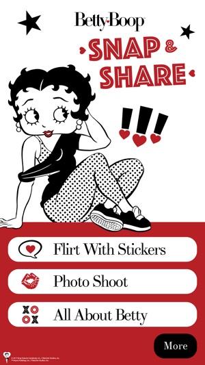 Betty Boop Snap & Share