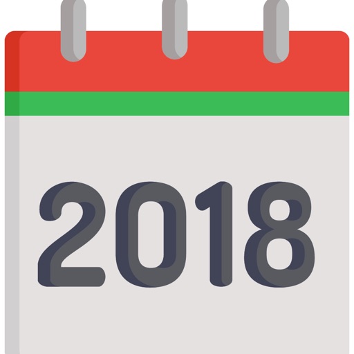 New Year 2018 Stickers Pack icon