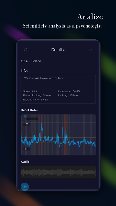 HBeat - Heart Rate Recorder screenshot 3