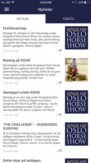 Kingsland Oslo Horse Show(圖4)-速報App