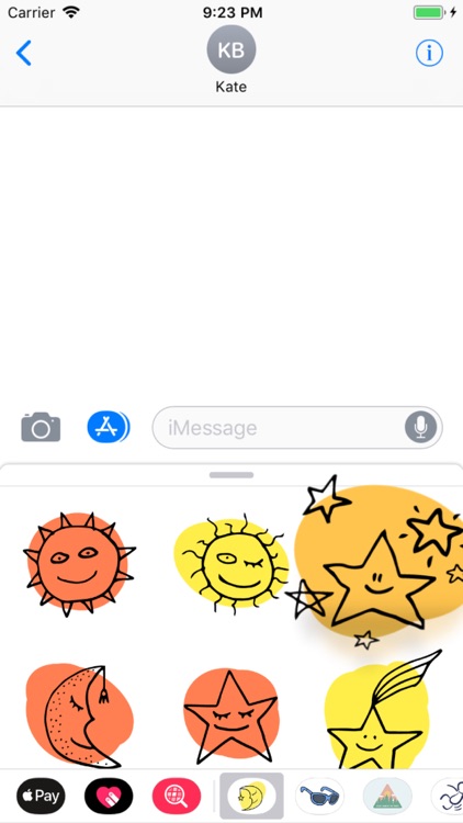 Sun, Moon & Stars Stickers screenshot-3