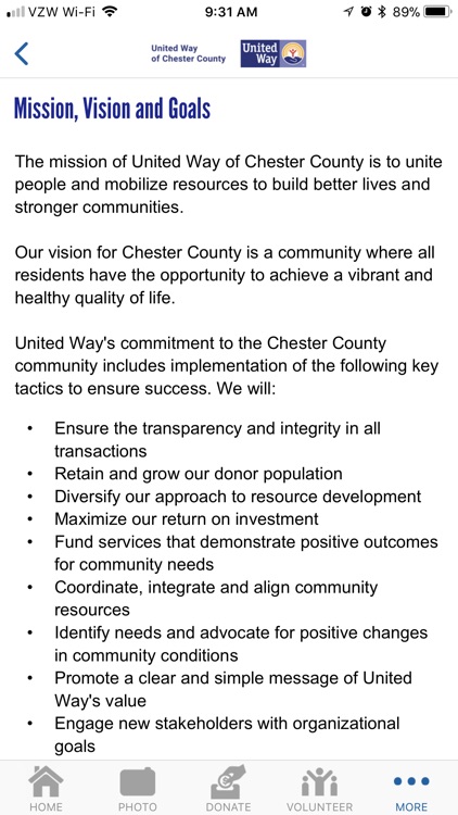 United Way of Chester County screenshot-3