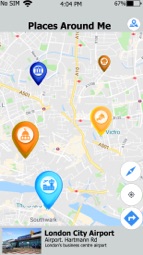 Places Around Me & Routes Captura de tela 1