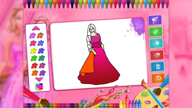 Princess Coloring Book Fun(圖1)-速報App