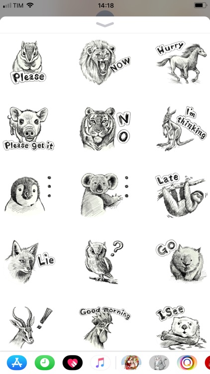 Sketch Color Pencil Stickers