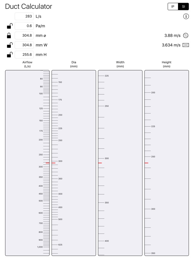 Duct Calculator On The App Duct Calculator On The App